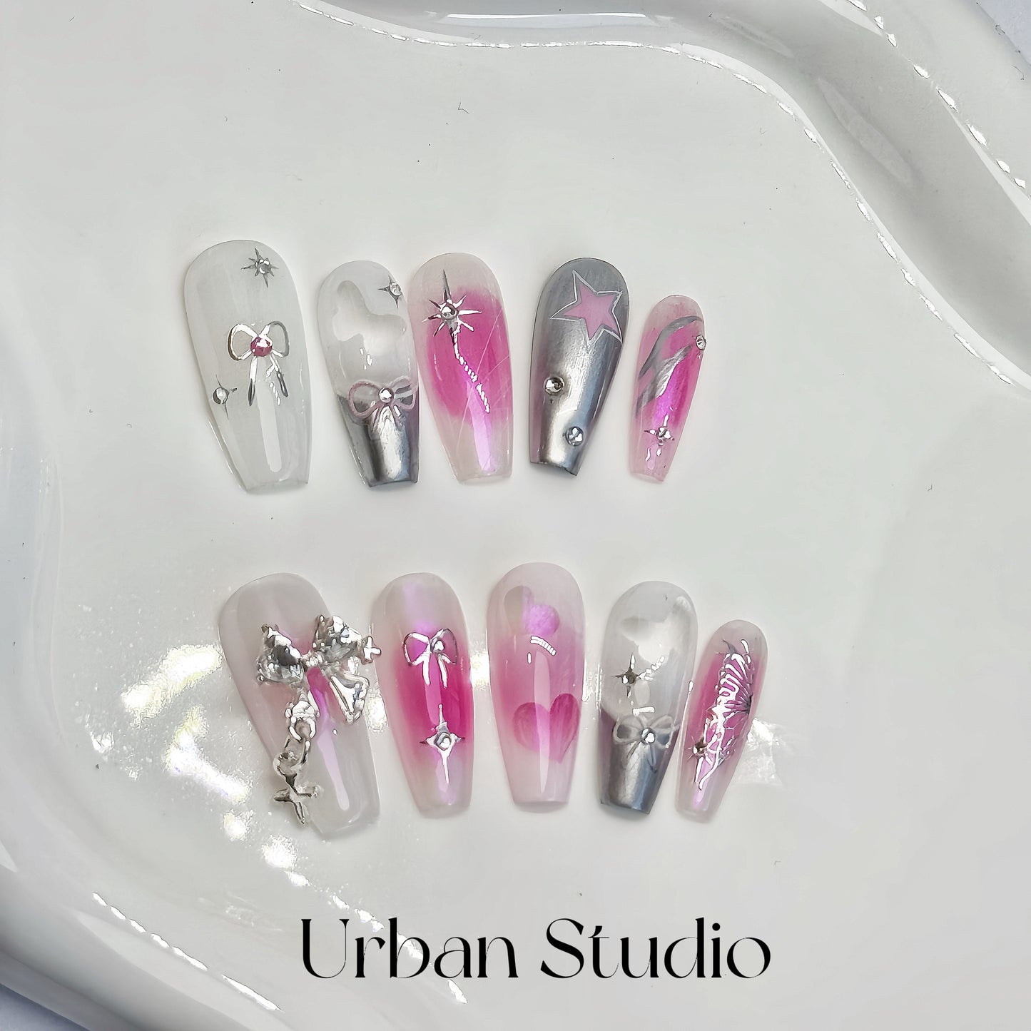 Stardust Fantasy Press-On Nails