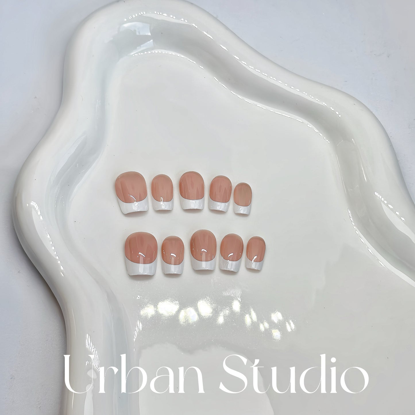 Classic French Chic Press-On Nails