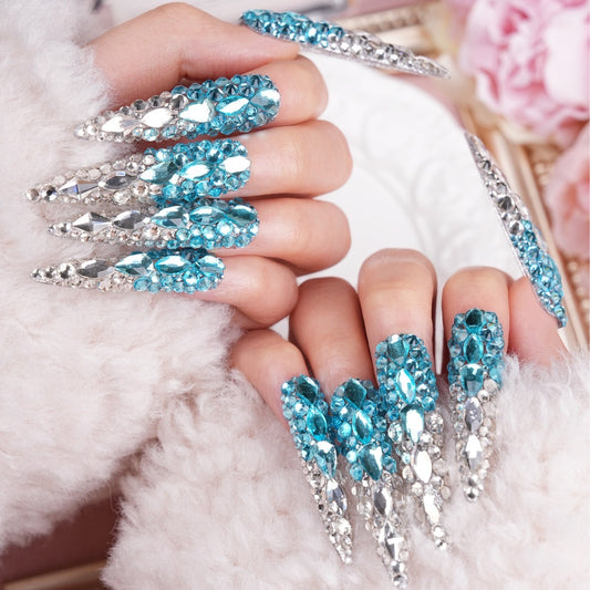 Blue Crystal Glam