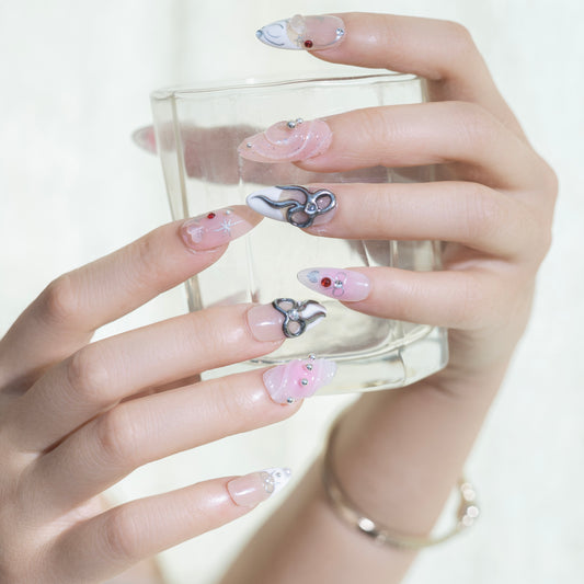 Crystal Fantasy Press-On Nails