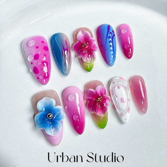 Blooming Fantasy Press-On Nails