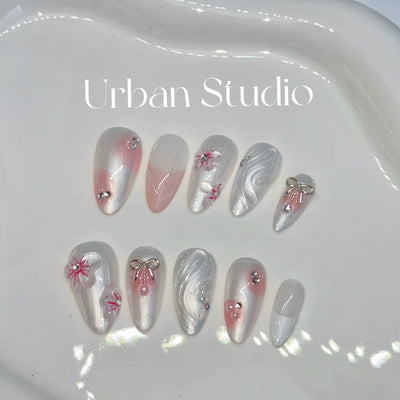 Petal Elegance Press-On Nails