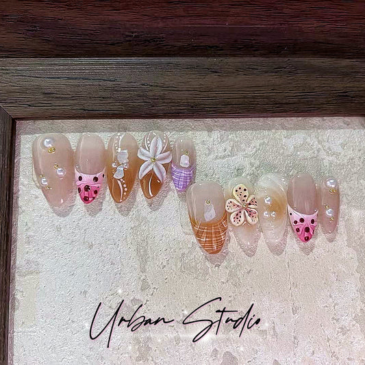 Floral Fantasy Press-On Nails