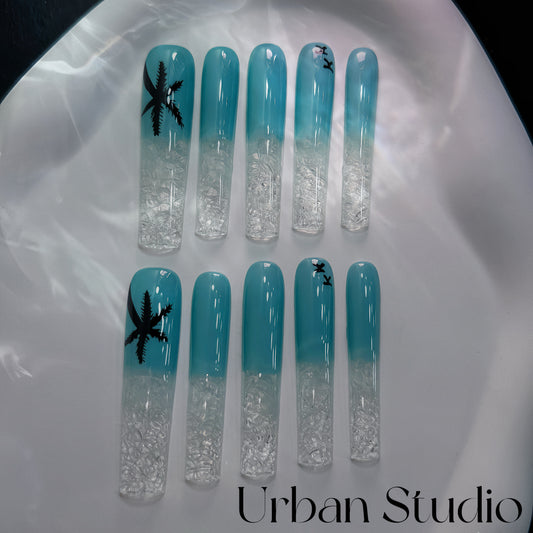 Tropical Breeze Press-On Nails