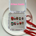 Merry Plush Christmas Set — 3D Holiday Press-On Nails