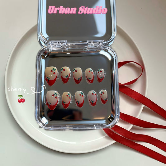 Cherry Bliss Press-On Nails