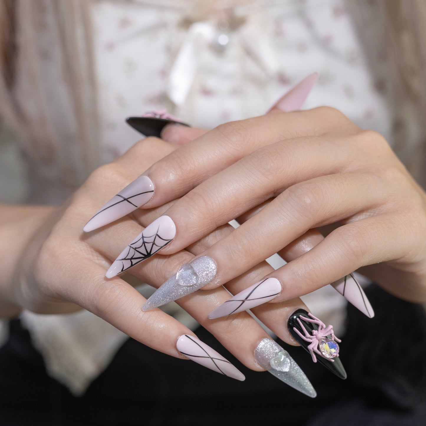 Ethereal Elegance Press-On Nails